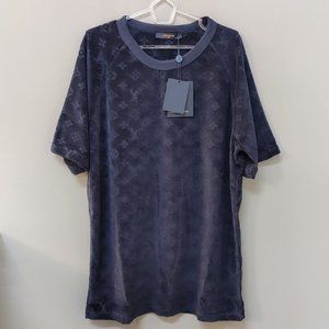 Louis Vuitton Towel Navy T-Shirt For Men